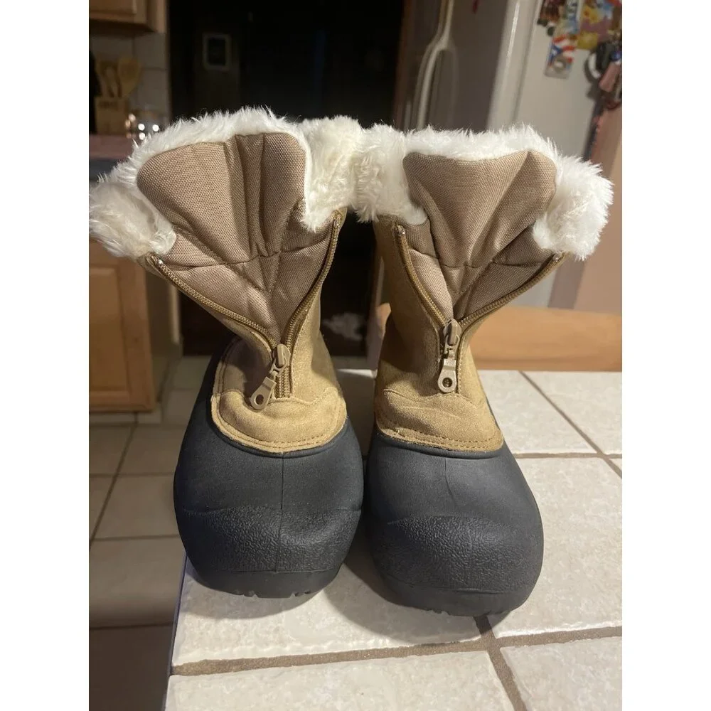 Ozark Trail Mid-Calf Women's Winter Thinsulated Insulated Boots Zippered Size 6